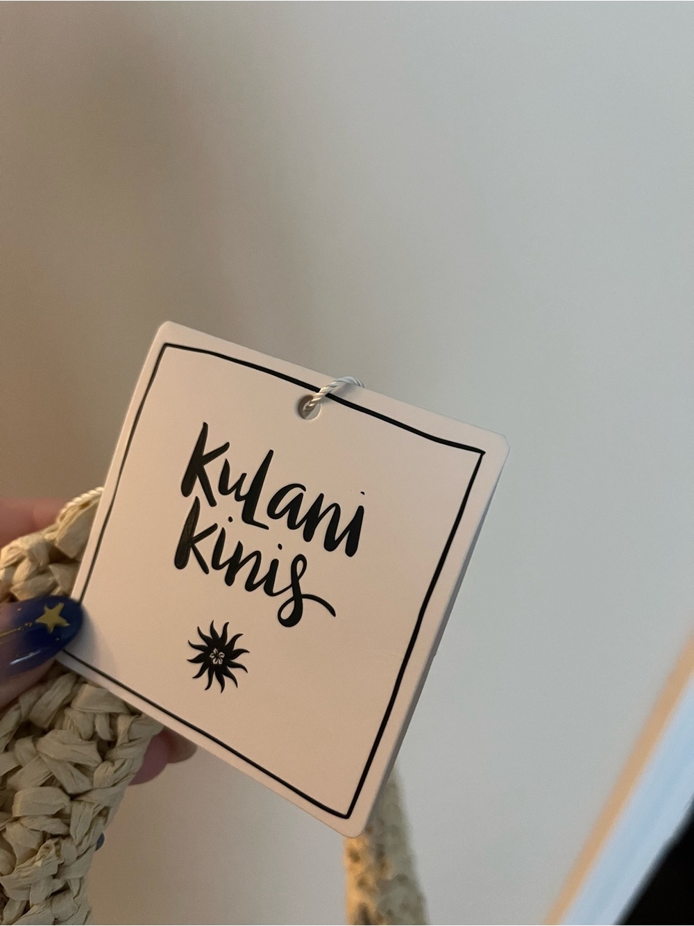 Kulani Kinis Straw Tote - Palm Breeze Brand New with Tags - Picture 3 of 3